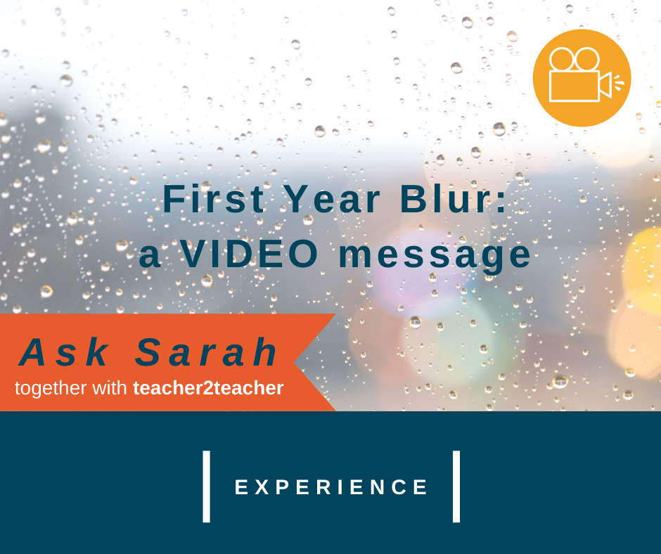 First Year Blur: a VIDEO message