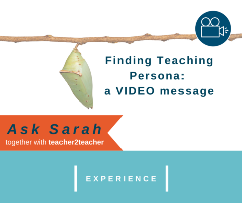 Finding Teaching Persona: a VIDEO message
